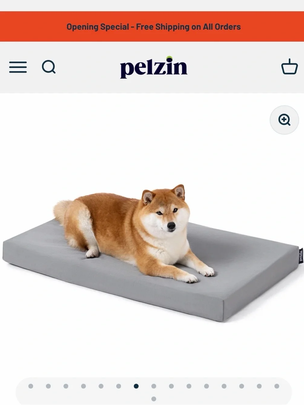 Cybarmour™ Orthopedic Chew Proof Dog Bed - Light Gray “limestone”